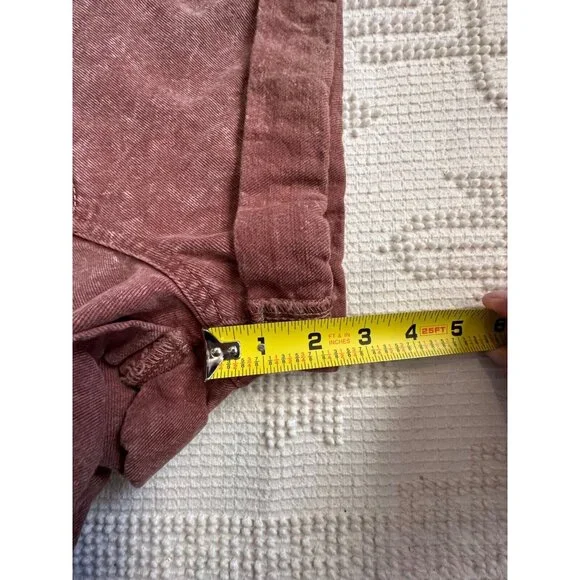 BDG Womens Shorts Sz 26 Mom High Rise Cinnamon Distressed Cuffed Outdoorsy Boho - Picture 14 of 14